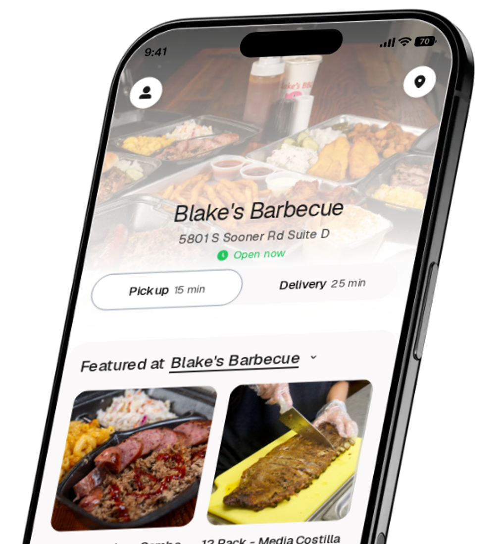 Blake's Barbecue app preview
