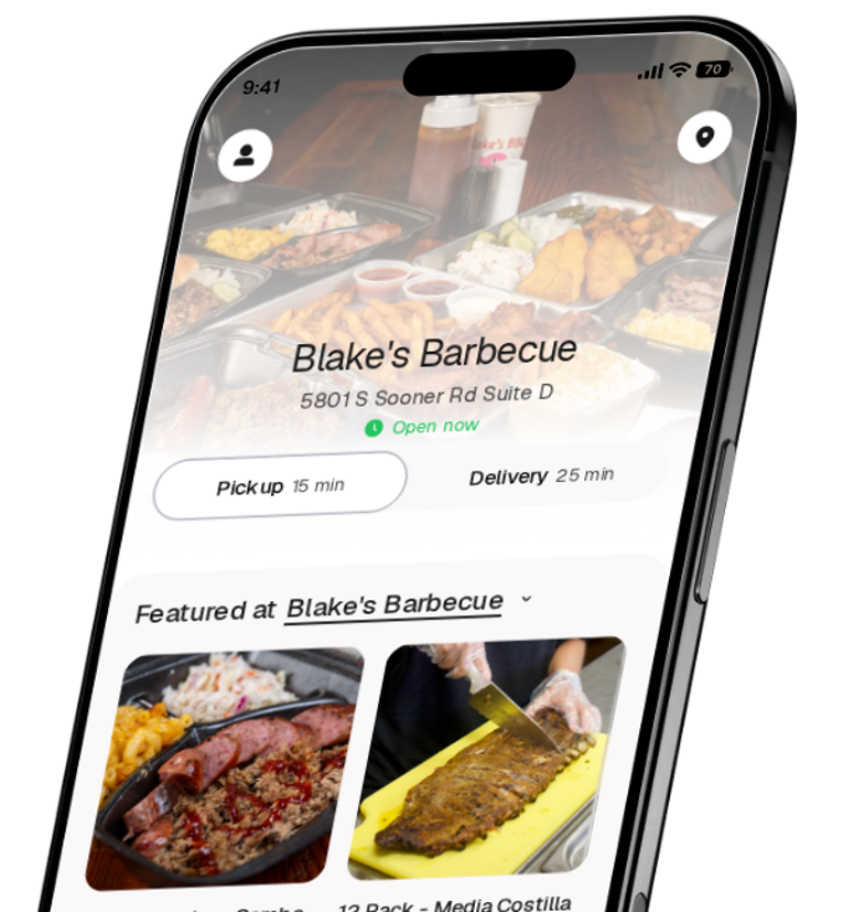 Blake's Barbecue app preview