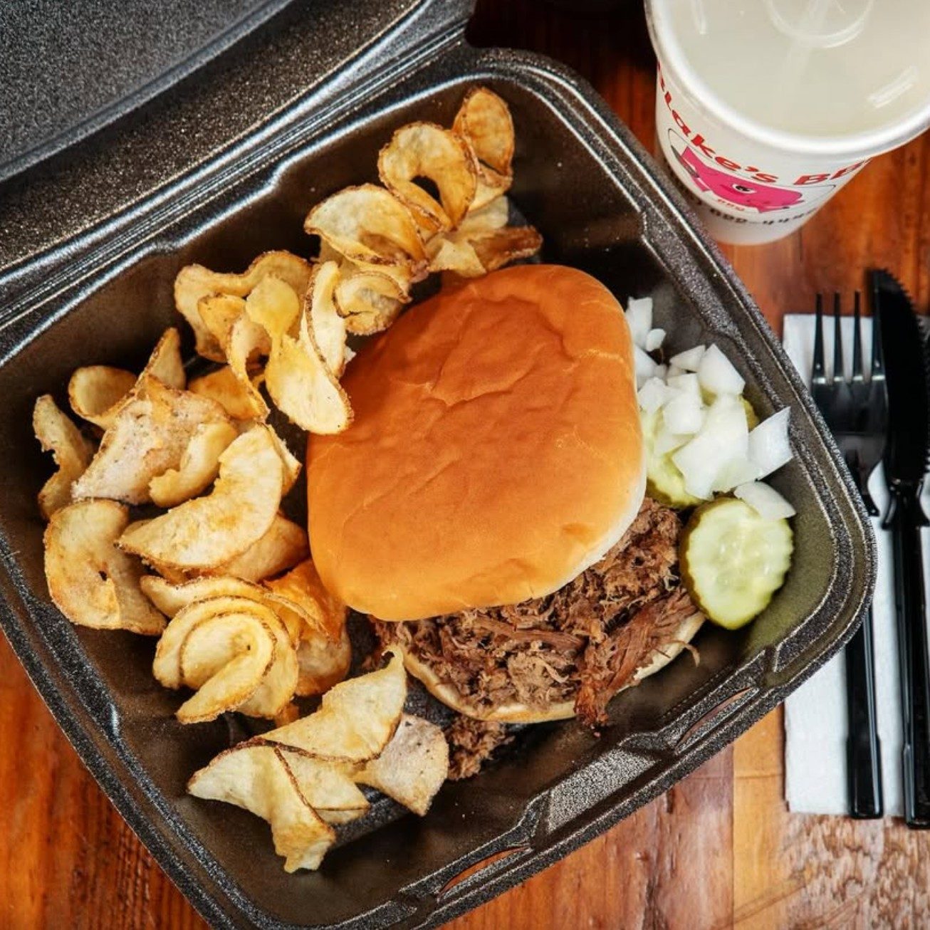 Pulled Pork Sandwich - Sandwich de Puerco.