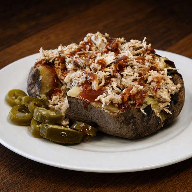 Loaded Potato - Papa con Carne.