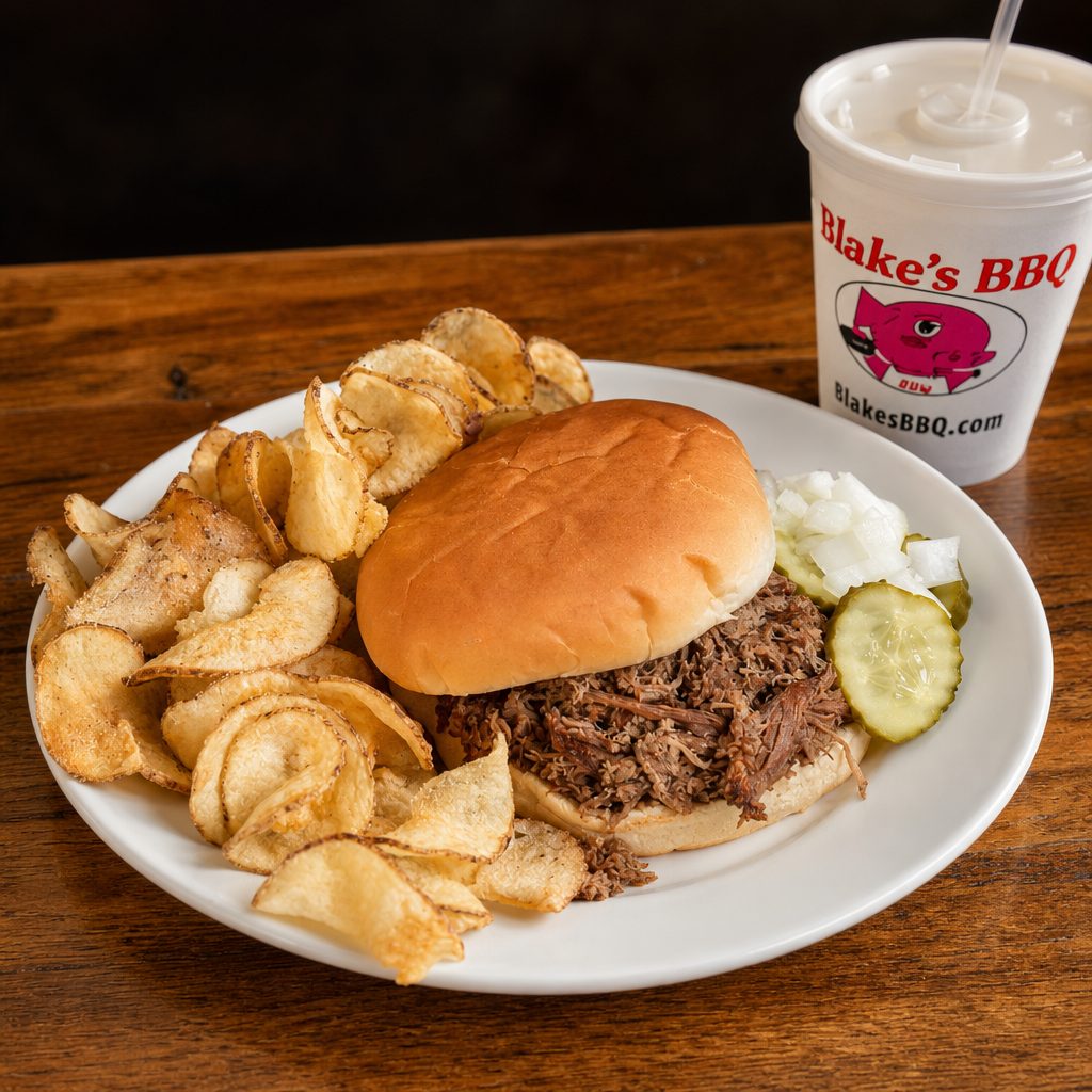 Chopped Brisket Sandwich - Sandwich de Brisket.