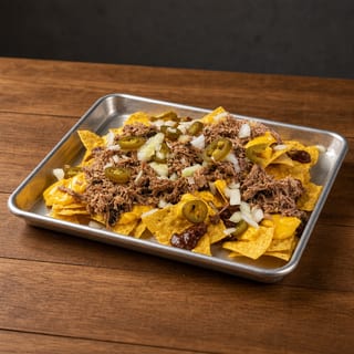 BBQ Nachos - Nachos de BBQ